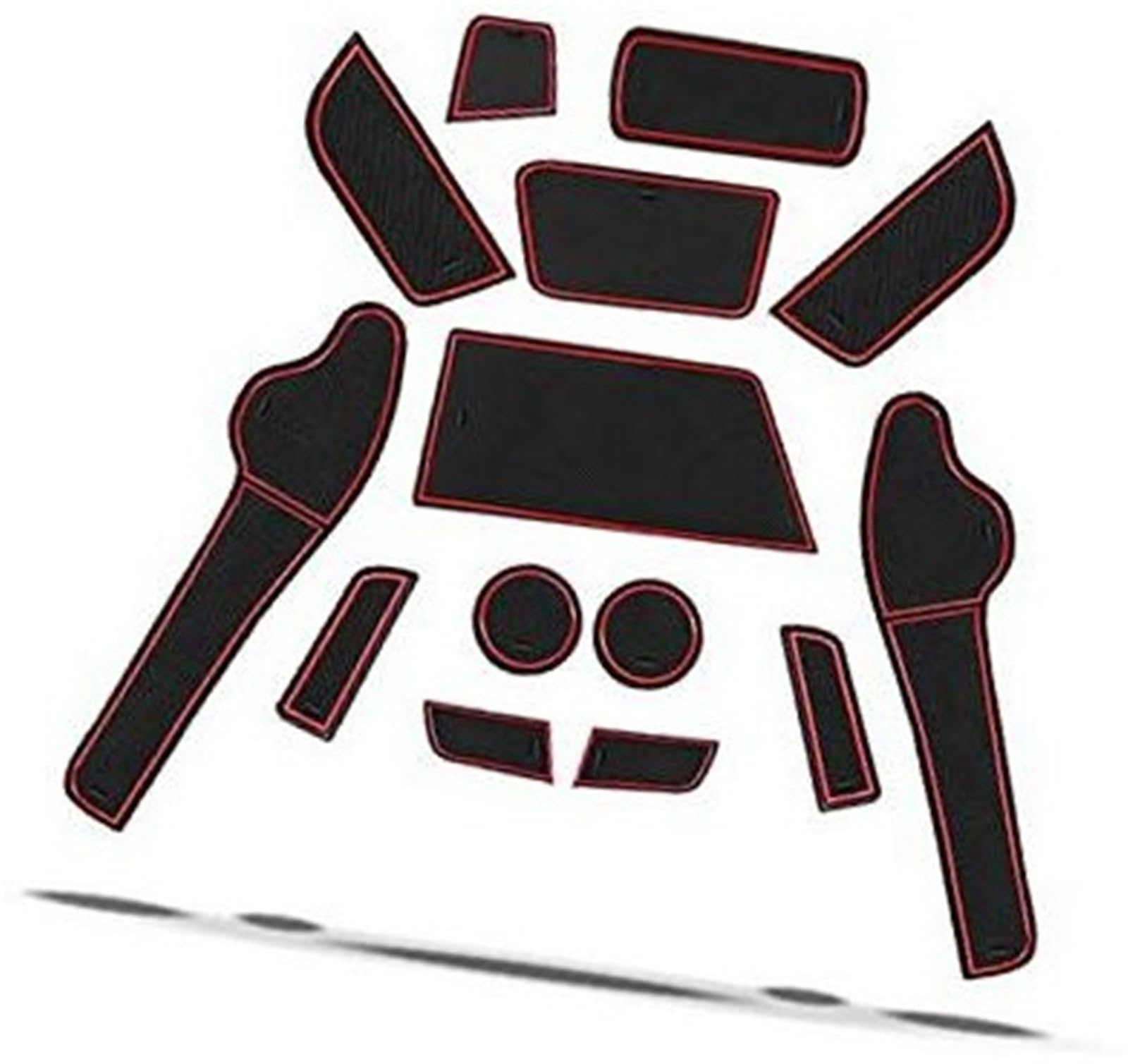 Pexorin for Crossland X SUV Auto-Innentürschlitz rutschfeste Matten Anti-Rutsch-Getränkehaltermatte Mittelkonsole Armlehne Box Aufbewahrungspolster Anti-Rutsch-Matten-Set für das Armaturenbrett Pexorin for Crossland X SUV Auto-Innentürschlitz rutschfeste Matten Anti-Rutsch-Getränkehaltermatte Mittelkonsole Armlehne Box Aufbewahrungspolster Anti-Rutsch-Matten-Set für das Armaturenbrett von Pexorin