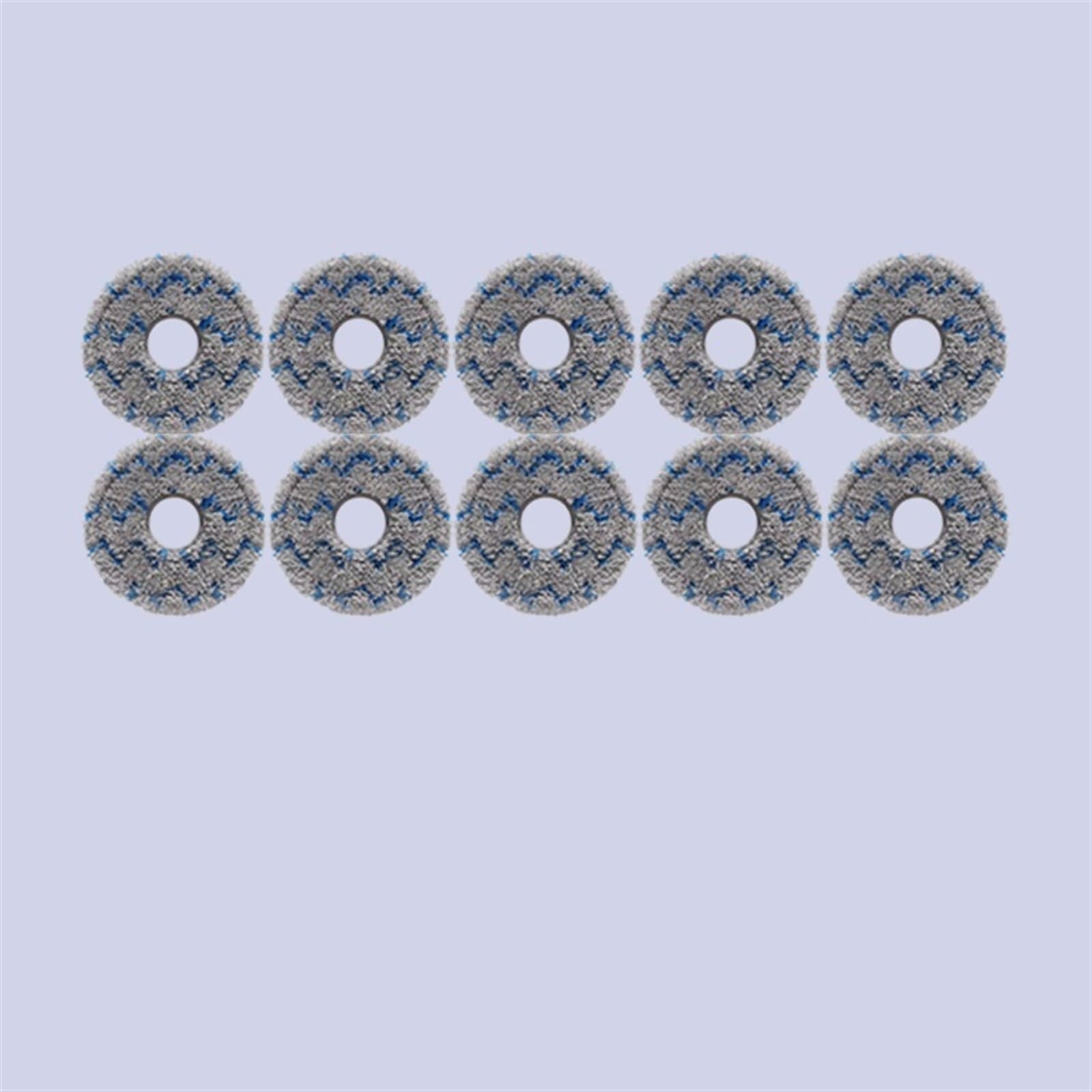 Pexorin for Ecovacs Deebot X1 Omni T10 Turbo Staubsauger Roboter Filter Seite Pinsel Reinigung Tuch Ersatzteile Staub Box Zubehör Roboter-Staubsauger-Kit(10PCS-02) von Pexorin