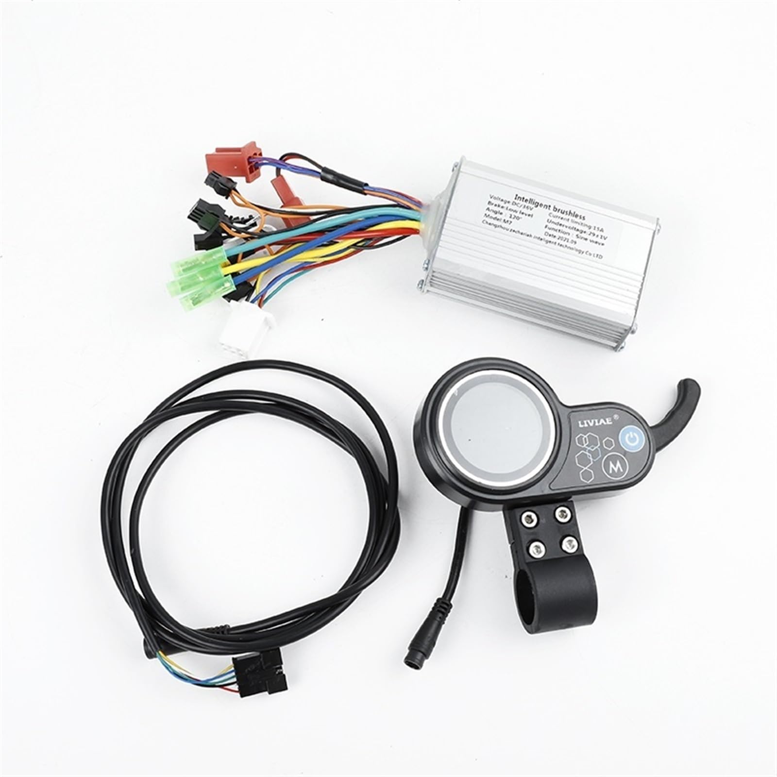 Pexorin for Kugoo, M4 Elektrische Roller 36v48v Display Panel 5/6-Pin Kommunikation Instrument Bürstenlosen Intelligente Motor Controller Display für Elektroroller(LIVIAE) von Pexorin