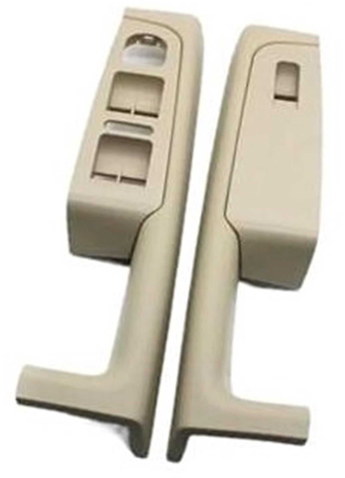Pexorin for Skoda, for Superb 2008 2009 2010–2013 3TD867158A Auto vorne hinten Innentürgriff Armlehnenrahmen Schalter Bedienfeldverkleidung Auto-Innentürgriff(Black 2pcs-beige) von Pexorin