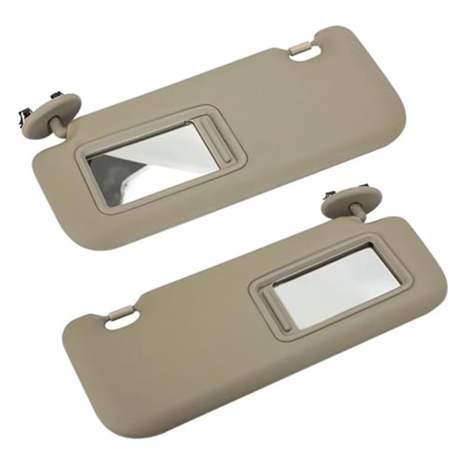 Pexorin for Toyota, for Auris, for Corolla, 2010–2013, Auto-Innensonnenblende mit Spiegel, Sonnenblende, Sonnenschutz for Links und rechts(Beige 1 Pair) von Pexorin