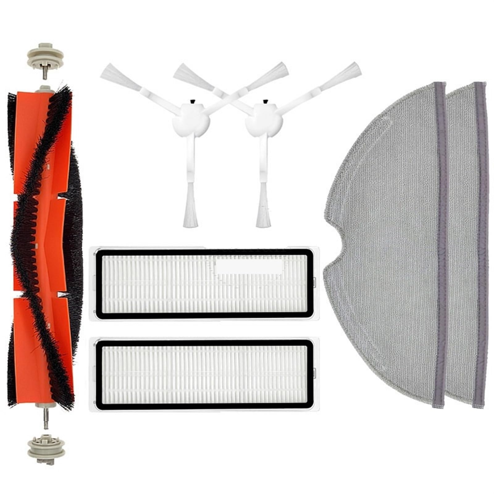 Pexorin for Xiaomi, Mi Robot Vacuum-Mop 2 Zubehör Ersatzteile Mijia 2C STYTJ03ZHM Staubsauger Ersatz Pinsel Filter Lumpen Roboter-Staubsauger-Kit(QL) von Pexorin