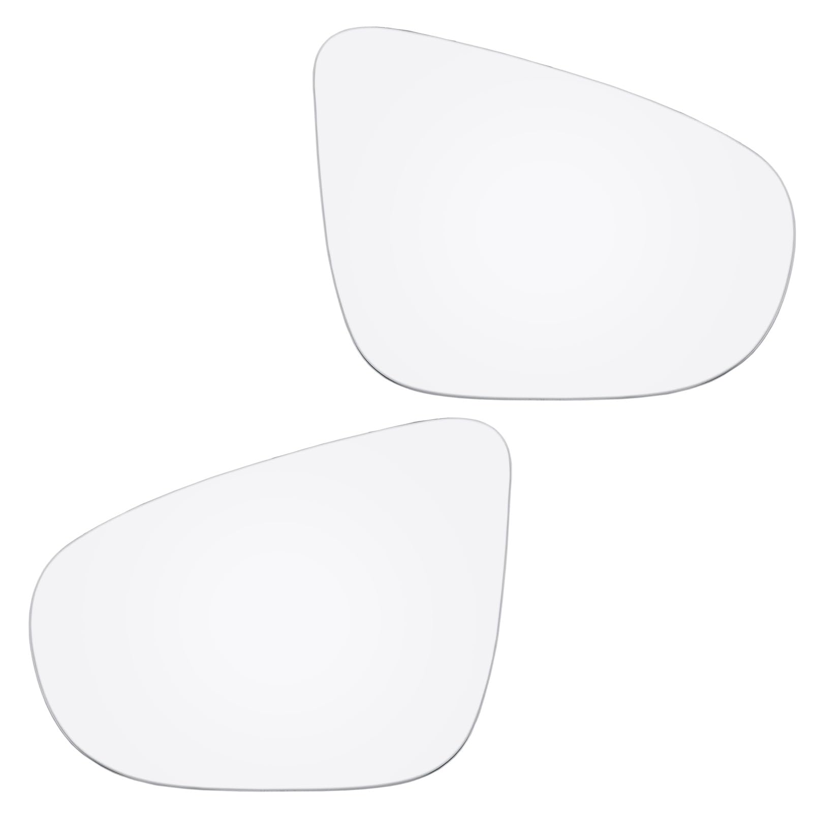Außenspiegel Auto-Rückspiegel Links und rechts für VW für Golf 6 für MK6 2000–2012 für Touran Spiegel aus Glas, Auto-Styling-Spiegel, Autozubehör Ersatz Spiegelglas(Pair) von Pfdwmdoi
