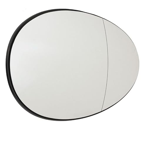 Außenspiegel Beheiztes Seitenrückspiegelglas Weiß/Blau Für Mini Für Cooper Für R55 Für R56 Für R57 2007-2014 51162755625 51162755626 Links Rechts Ersatz Spiegelglas(White RH) von Pfdwmdoi
