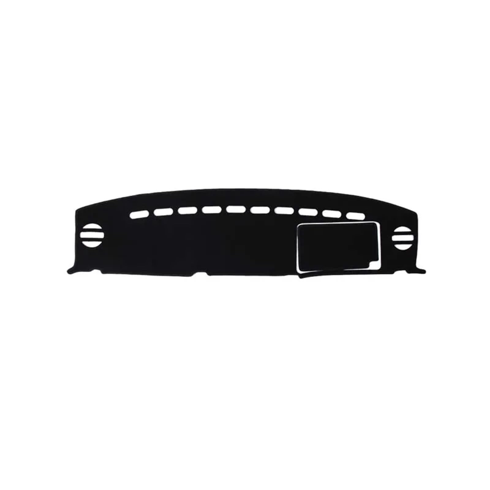 Interieur Zubehör Für Toyota FJ Für Cruiser 2007-2021 Dashboard Dashboard Abdeckung Matte Pad Teppich Nicht-Slip Protector Sonnenschutzdach Polyester Car Interieurleisten(RHD Black) von Pfdwmdoi