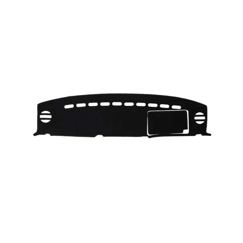 Interieur Zubehör Für Toyota FJ Für Cruiser 2007-2021 Dashboard Dashboard Abdeckung Matte Pad Teppich Nicht-Slip Protector Sonnenschutzdach Polyester Car Interieurleisten(RHD Black) von Pfdwmdoi