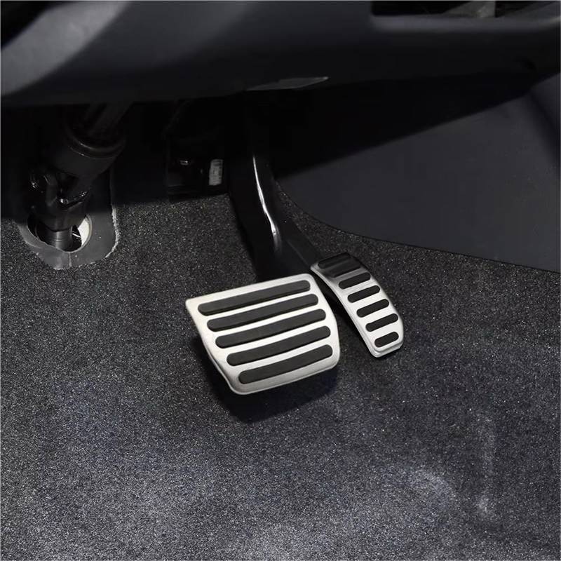 Interieur Zubehör Für Volvo V60 V70 S60 S60L XC60 XC70 S80 S80L LHD Edelstahl at MT Auto Pedale Fußstütze Gas Bremspedal Pad Abdeckung Car Interieurleisten(2Piece at) von Pfdwmdoi