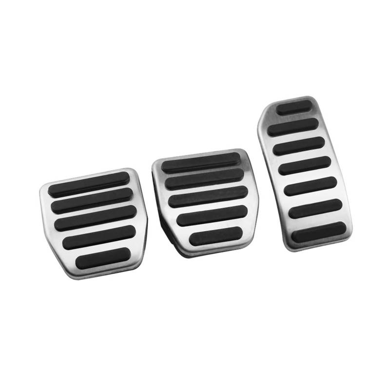 Interieur Zubehör Für Volvo V60 V70 S60 S60L XC60 XC70 S80 S80L LHD Edelstahl at MT Auto Pedale Fußstütze Gas Bremspedal Pad Abdeckung Car Interieurleisten(3Piece MT) von Pfdwmdoi