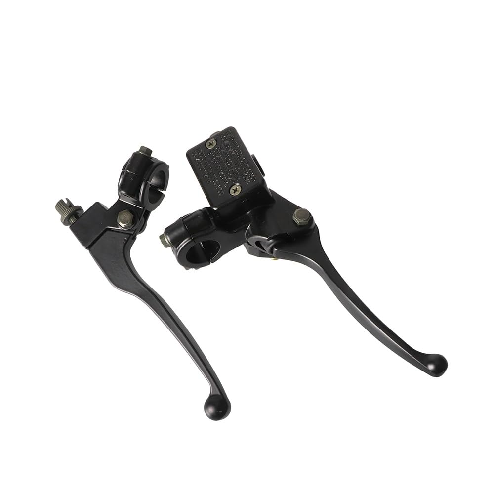 Kupplungs Bremshebel Motorradbremspumpe Rechts Hauptzylinder Hydraulischer Bremshebel Links Kupplungsgriff Für Dirt Für Pit Bike Für ATV Für Quad Bremshebel Kupplungs(1 Pair) von Pfdwmdoi