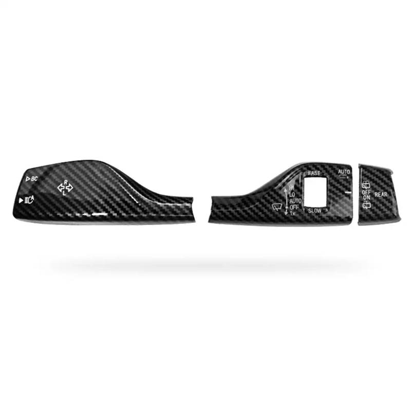 Pfdwmdoi Interieur Zubehör Für 1 2 3 4 5 7 Serie X1 X3 X4 X5 X6 X76 GT Z4 2 Teil/Satz Auto Lenkrad Scheinwerfer Wischer Schalter Trim Car Interieurleisten(for SUV) von Pfdwmdoi