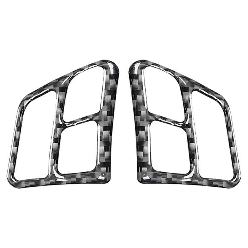 Pfdwmdoi Interieur Zubehör Für 3er E90 2005 2006 2007 2008 2009 2010 2011 2012 Carbon Fiber Auto Lenkrad Tasten Abdeckung Trim Abdeckung 2-teilig Car Interieurleisten von Pfdwmdoi