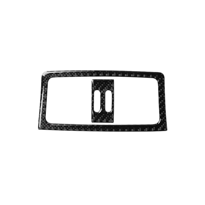 Pfdwmdoi Interieur Zubehör Für 5 Series E60 E61 2004-2010 Auto Hinten Klimaanlage Vent Outlet Panel Zigarettenanzünder Rahmen Carbon Fiber Abdeckung Car Interieurleisten(C) von Pfdwmdoi