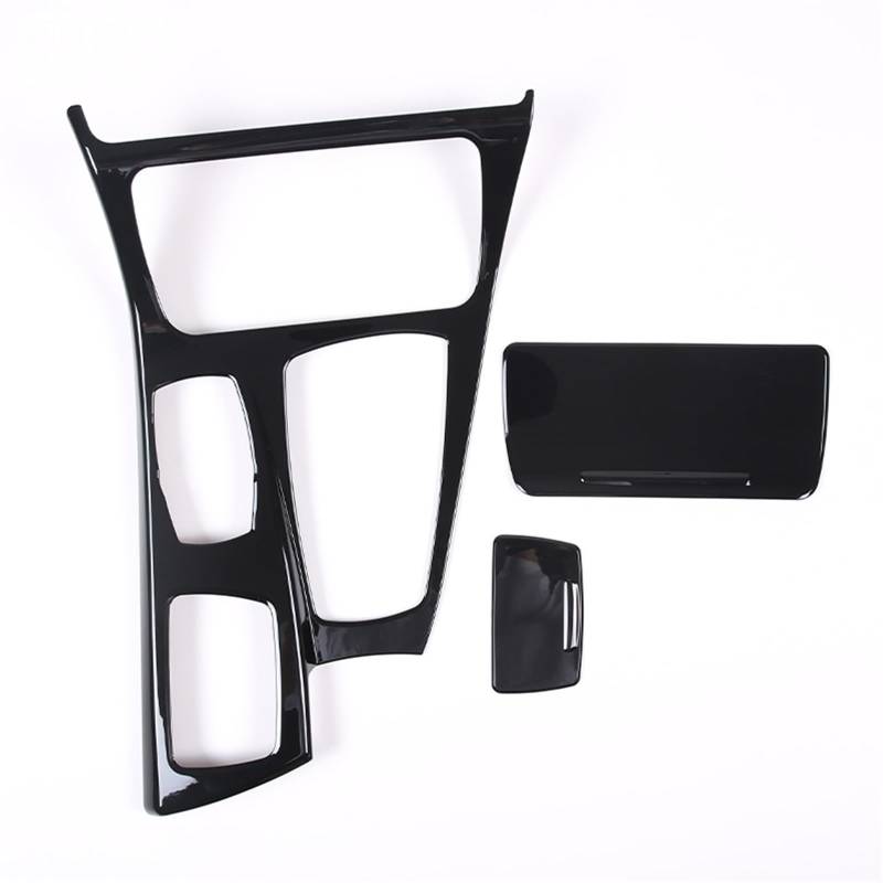 Pfdwmdoi Interieur Zubehör Für 5 Series F10 2011-2017 RHD Auto Interior Center Konsole Getriebe Shift Panel Abdeckung Trim Innen Auto Car Interieurleisten(Black) von Pfdwmdoi