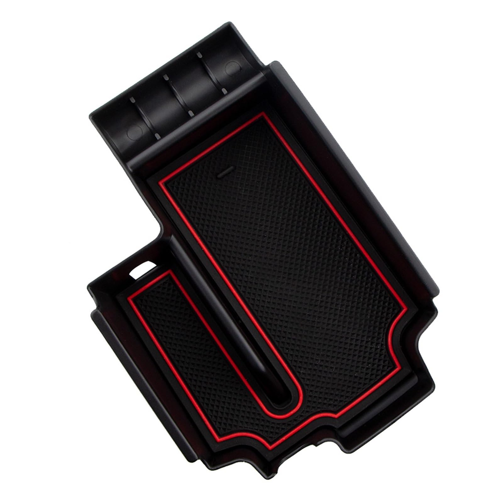 Pfdwmdoi Interieur Zubehör Für 5 Series G30 G31 2020 2021 2022 2023 Mittelkonsolenhalter Container Organizer Auto Armlehne Aufbewahrungsbox Fach Car Interieurleisten(Red mat) von Pfdwmdoi