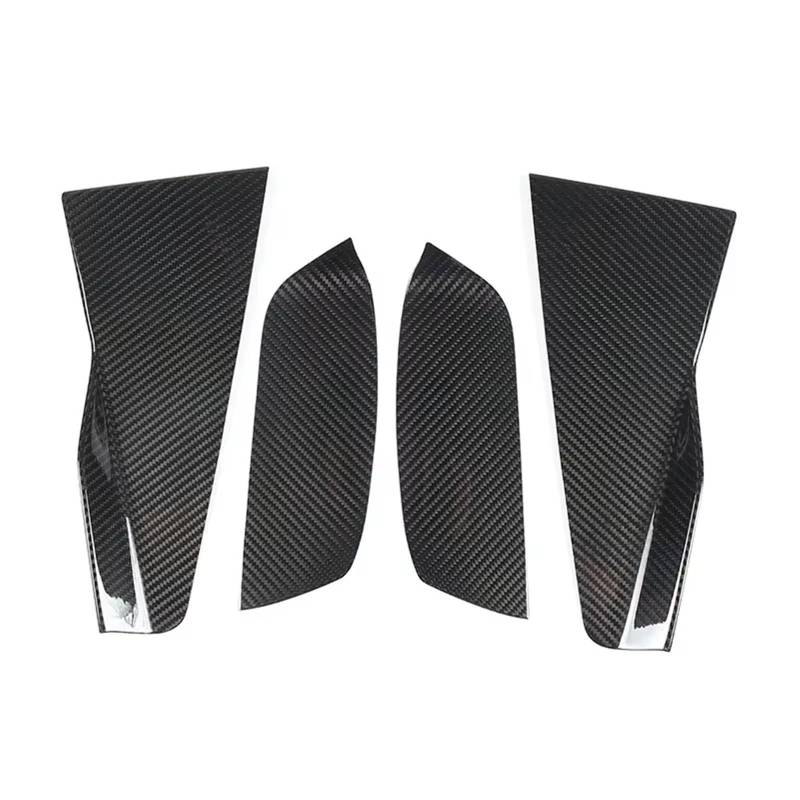 Pfdwmdoi Interieur Zubehör Für 5 Series G60 2024+ Auto Vorderen Stoßfänger Dekorative Abdeckung Dekorative Aufkleber Carbon Fiber Außen Car Interieurleisten von Pfdwmdoi