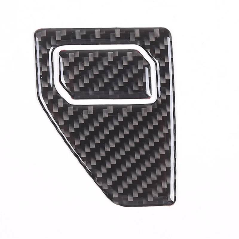 Pfdwmdoi Interieur Zubehör Für 5 Series G60 2024 Weiche Carbon Faser Co-Pilot Handschuhfach Schalter Aufkleber Innen Modifikation Car Interieurleisten(Style A) von Pfdwmdoi