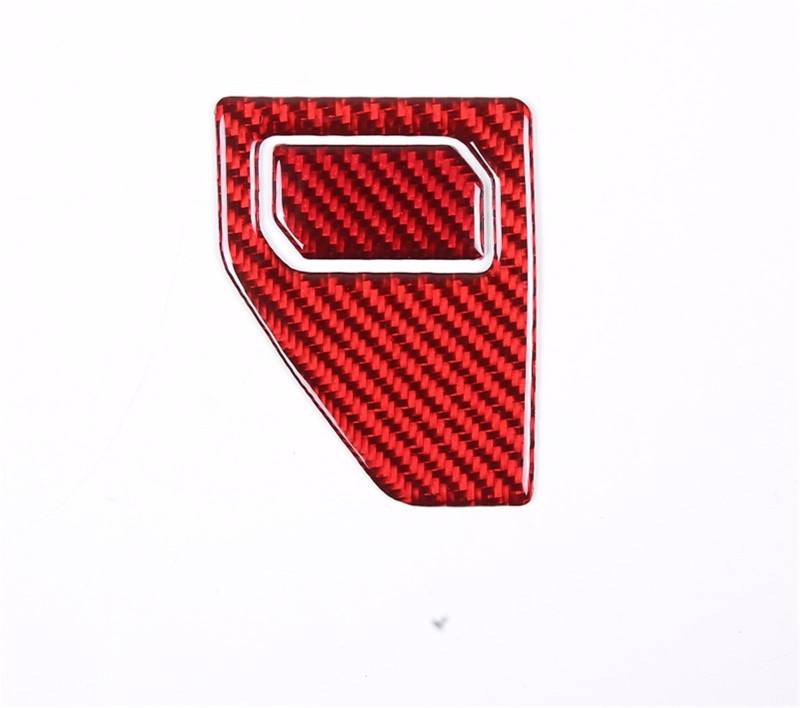 Pfdwmdoi Interieur Zubehör Für 5 Series G60 2024 Weiche Carbon Faser Co-Pilot Handschuhfach Schalter Aufkleber Innen Modifikation Car Interieurleisten(Style B) von Pfdwmdoi
