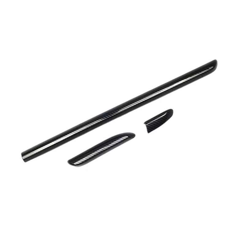 Pfdwmdoi Interieur Zubehör Für A3 8V S3 2014-2020 Mittelkonsole Armaturenbrett Zierleisten ABS Autoaufkleber Carbonfaser-Stil Car Interieurleisten(3Piece Central Control) von Pfdwmdoi