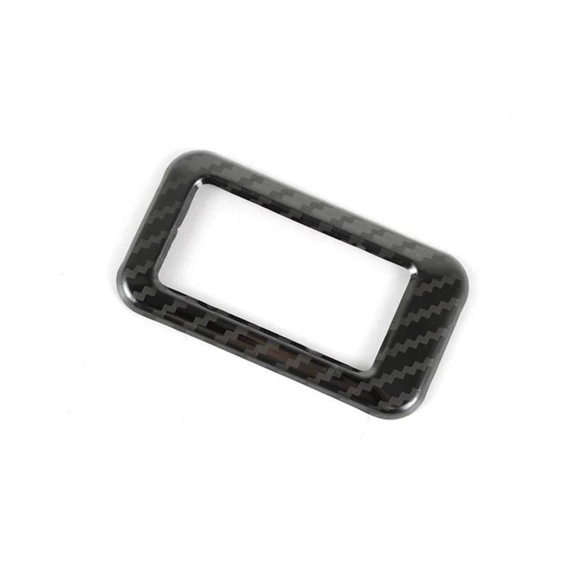 Pfdwmdoi Interieur Zubehör Für A3 8Y 2021-2022 Edelstahl Auto Innen Auto Tür Stamm Taste Rahmen Dekoration Carbon Textur Trim Car Interieurleisten(Carbon Fiber Black) von Pfdwmdoi