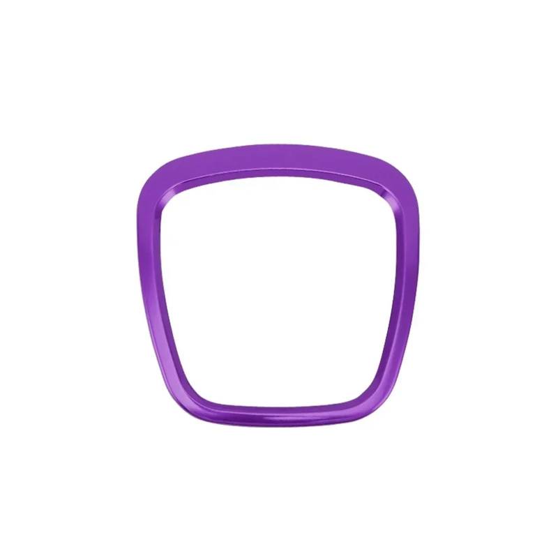 Pfdwmdoi Interieur Zubehör Für A4 B6 B7 B8 A6 C6 A5 Q7 Q5 A3 8P S3 8v Auto Lenkrad Center Logo Abdeckungen Aufkleber Trim Car Interieurleisten(Rectangle Purple) von Pfdwmdoi