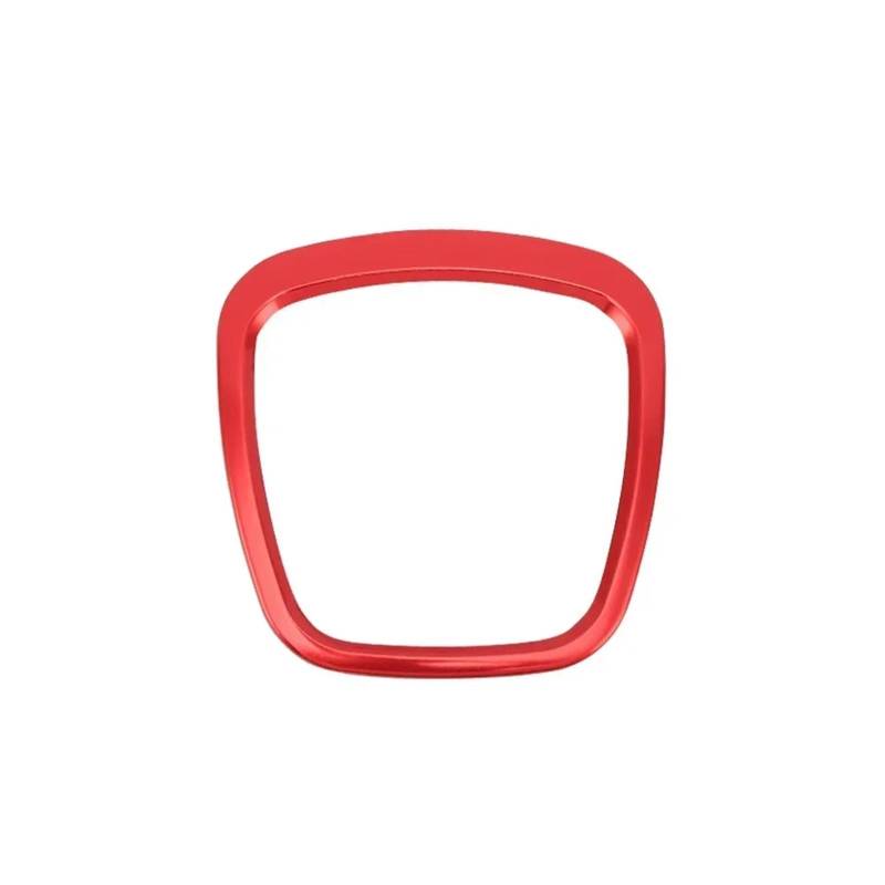 Pfdwmdoi Interieur Zubehör Für A4 B6 B7 B8 A6 C6 A5 Q7 Q5 A3 8P S3 8v Auto Lenkrad Center Logo Abdeckungen Aufkleber Trim Car Interieurleisten(Rectangle Red) von Pfdwmdoi
