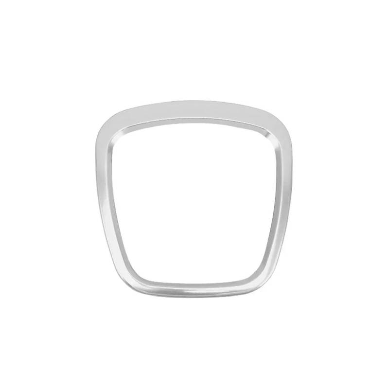 Pfdwmdoi Interieur Zubehör Für A4 B6 B7 B8 A6 C6 A5 Q7 Q5 A3 8P S3 8v Auto Lenkrad Center Logo Abdeckungen Aufkleber Trim Car Interieurleisten(Rectangle Silver) von Pfdwmdoi