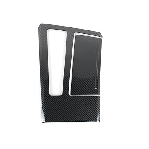 Pfdwmdoi Interieur Zubehör Für A6 C8 2019-2022 Carbon Muster Schalthebel Abdeckung Innen Auto Center Control Getriebe Shift Box Panel Rahmen Trim Car Interieurleisten(Carbon Fiber Black) von Pfdwmdoi