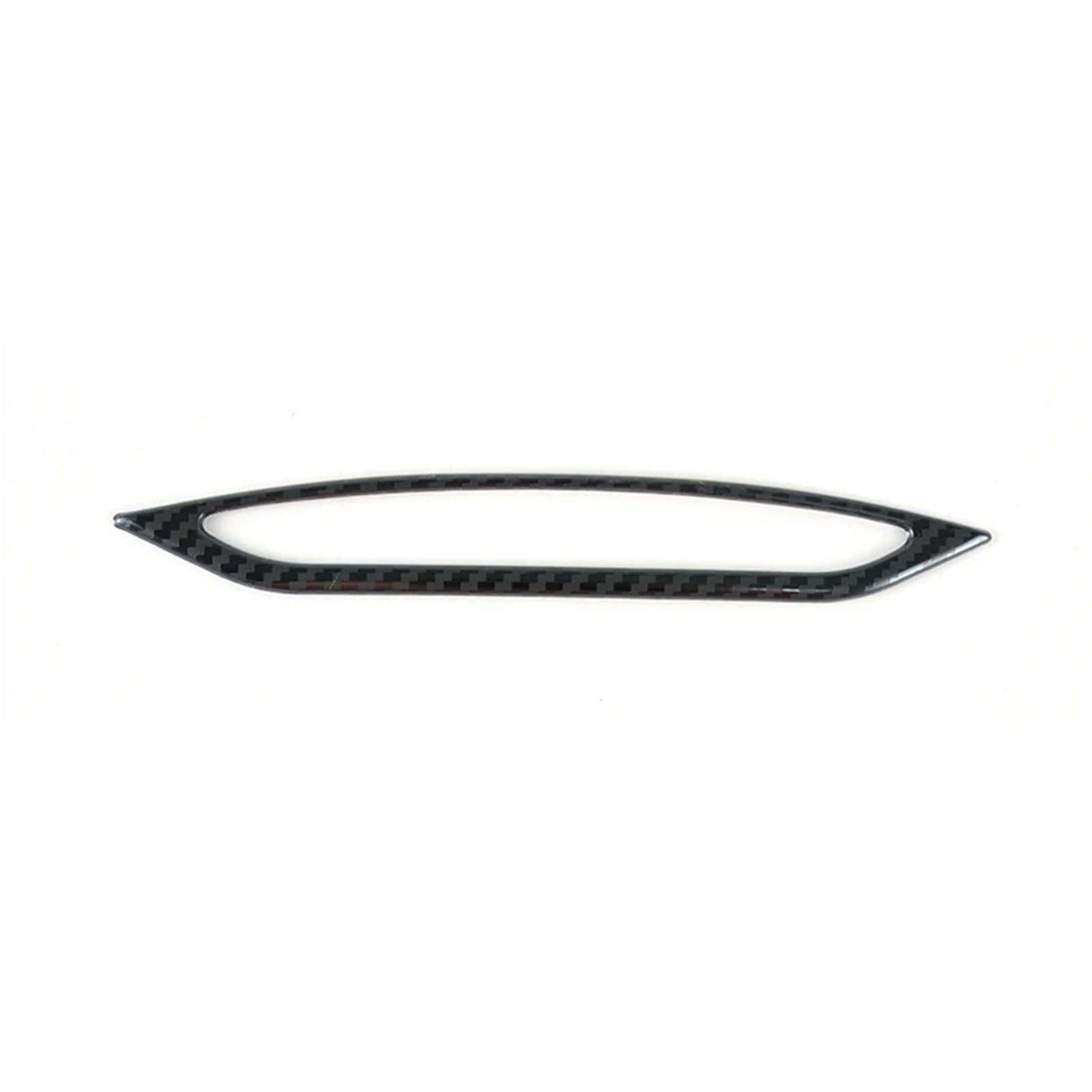Pfdwmdoi Interieur Zubehör Für A6 C8 2019-2022 Innenausstattung Autokonsole Armaturenbrett Instrumentenrahmen Dekorative Carbon-Musterverkleidung Car Interieurleisten(Carbon Fiber Black) von Pfdwmdoi