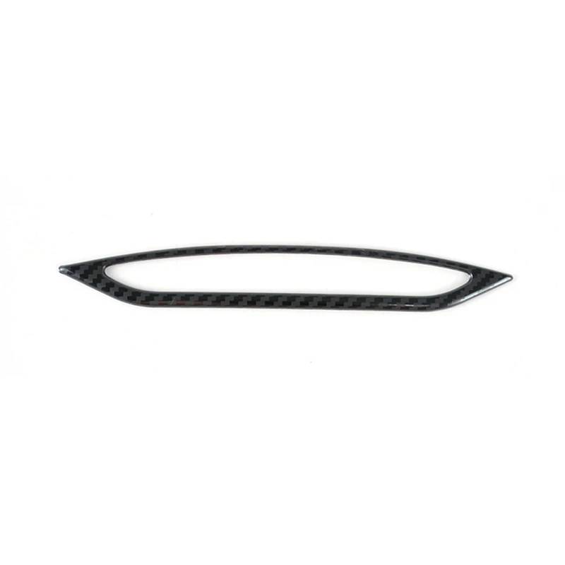 Pfdwmdoi Interieur Zubehör Für A6 C8 2019-2022 Innenausstattung Autokonsole Armaturenbrett Instrumentenrahmen Dekorative Carbon-Musterverkleidung Car Interieurleisten(Carbon Fiber Black) von Pfdwmdoi