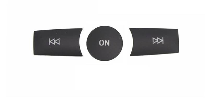 Pfdwmdoi Interieur Zubehör Für Benz ABC ML CLS Klasse GLA200 ML GLK300 E260 Auto 3Piece Auto Lautstärke EIN Tasten Abdeckung Aufkleber Trim Car Interieurleisten(1.8cm Black) von Pfdwmdoi