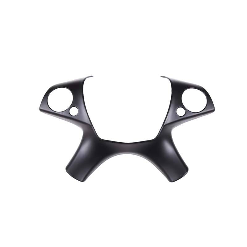 Pfdwmdoi Interieur Zubehör Für Benz C-Klasse W204 2007-2010 ABS Mattschwarz Lenkrad Dekoration Rahmen Aufkleber Auto Car Interieurleisten(Matte Black) von Pfdwmdoi