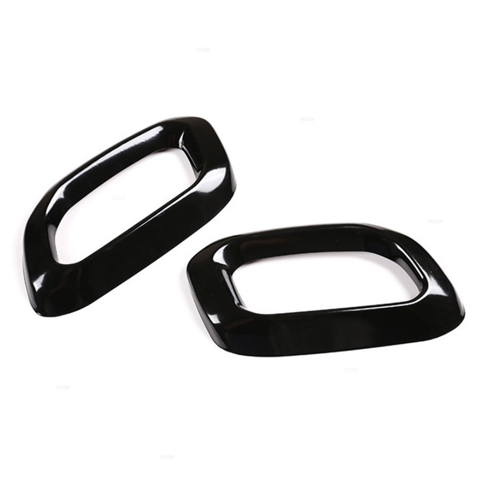 Pfdwmdoi Interieur Zubehör Für Benz GLE350 GLE450 GLC GLS W167 X253 X167 2020 Auto Hinten Auspuff Endrohr Schalldämpfer Rohr Abdeckung 2 Stück Car Interieurleisten(Type B Glossy Black) von Pfdwmdoi