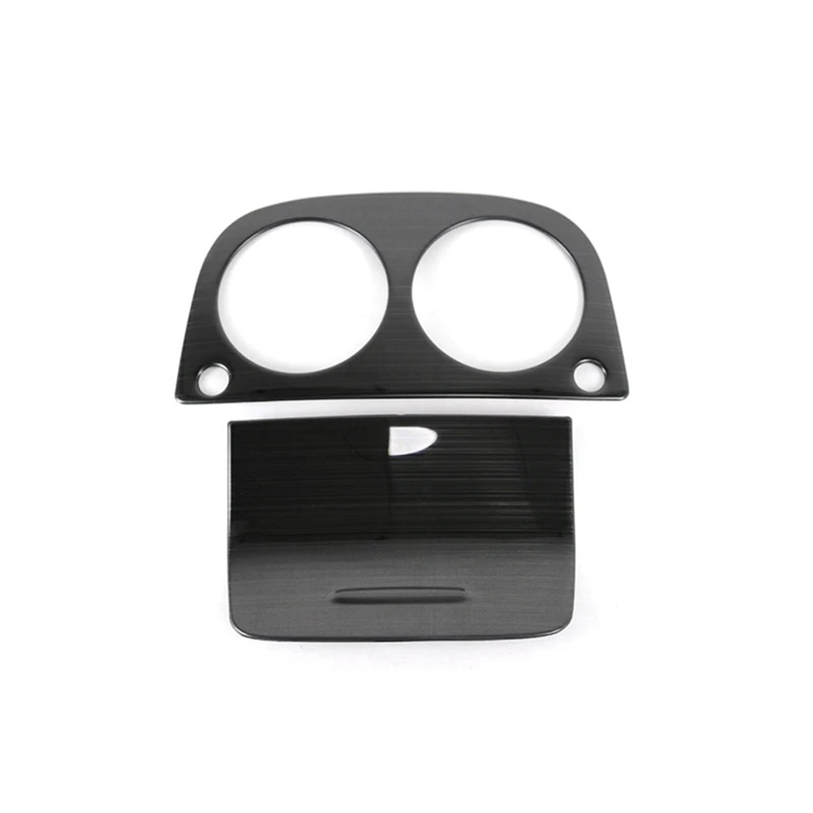 Pfdwmdoi Interieur Zubehör Für Benz S-Klasse W222 2014–20 Carbon Fiber Pattern Trim Innen Hinten Klimaanlage Vent Rahmen Aufkleber Car Interieurleisten(Black) von Pfdwmdoi