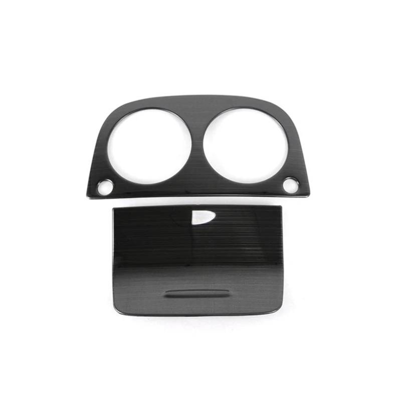Pfdwmdoi Interieur Zubehör Für Benz S-Klasse W222 2014–20 Carbon Fiber Pattern Trim Innen Hinten Klimaanlage Vent Rahmen Aufkleber Car Interieurleisten(Black) von Pfdwmdoi