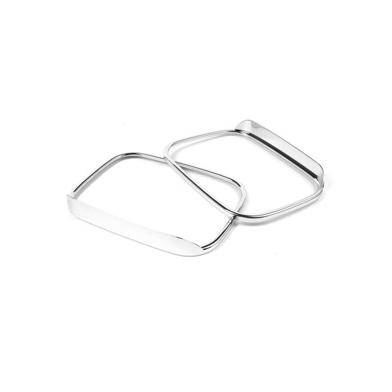 Pfdwmdoi Interieur Zubehör Für Hummer H2 2003-2009 ABS Schwarz/Silber Auto Außenspiegel Regen Augenbraue Rahmen Dekorative Aufkleber Car Interieurleisten(Silver) von Pfdwmdoi