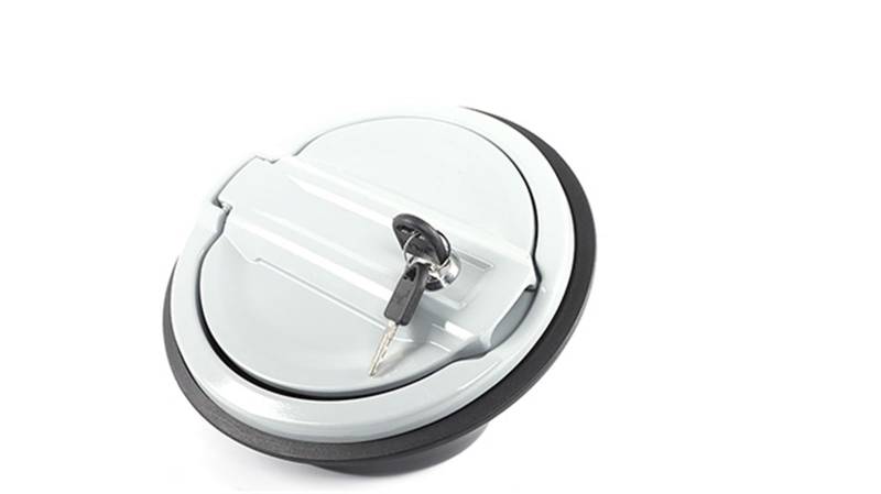 Pfdwmdoi Interieur Zubehör Für Hummer H2 2003-2009 Gasöl-Tankdeckel Diebstahlsicherungskappe ABS/Legierung Außenauto-Tankdeckel Car Interieurleisten(Style E) von Pfdwmdoi