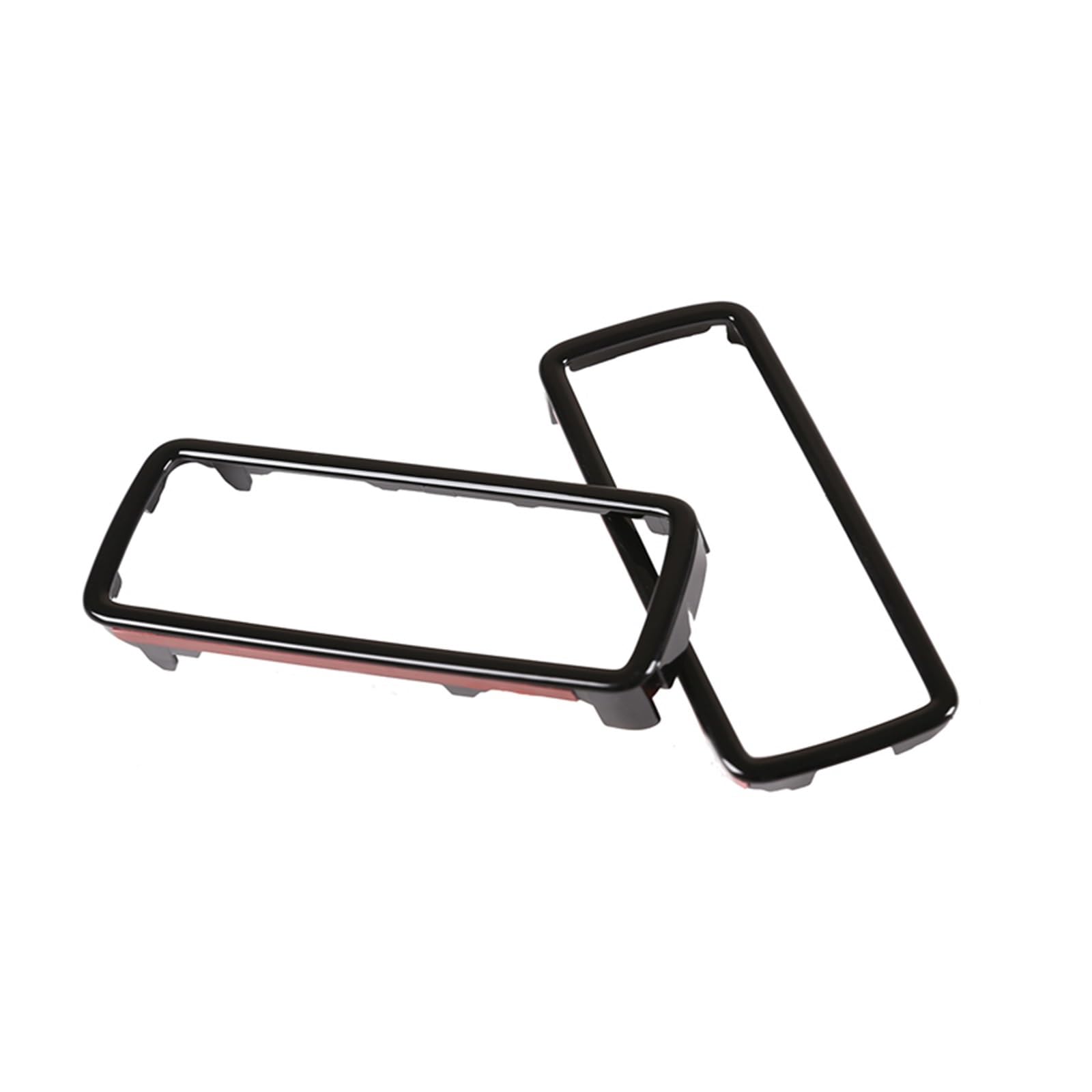 Pfdwmdoi Interieur Zubehör Für Land Für Rover Für Defender 90 110 130 2020-2024 ABS Glänzend Schwarz Auto Anhänger Haken Loch Rahmen Abdeckung Dekoration Trim Car Interieurleisten(Black) von Pfdwmdoi