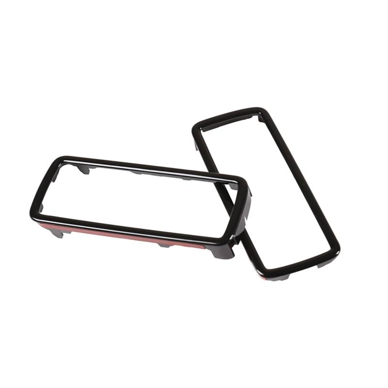 Pfdwmdoi Interieur Zubehör Für Land Für Rover Für Defender 90 110 130 2020-2024 ABS Glänzend Schwarz Auto Anhänger Haken Loch Rahmen Abdeckung Dekoration Trim Car Interieurleisten(Black) von Pfdwmdoi