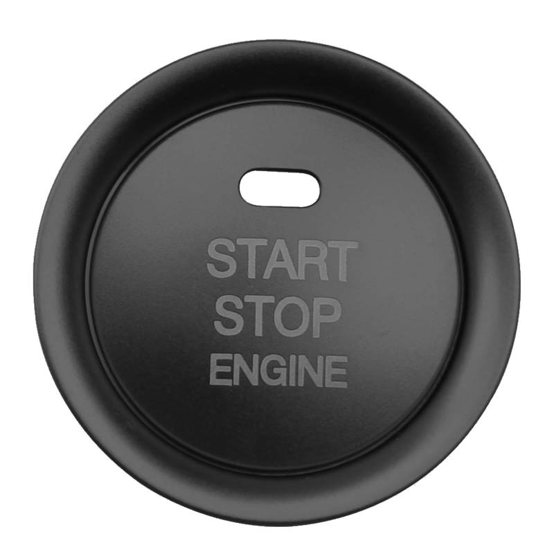 Pfdwmdoi Interieur Zubehör Für Mazda CX5 CX3 CX4 Cx-3 3 6 Für Axela Motor Start Stop Schalter Taste Trim Auto Zündschlüssel Ring Abdeckung Aufkleber Car Interieurleisten(Black) von Pfdwmdoi