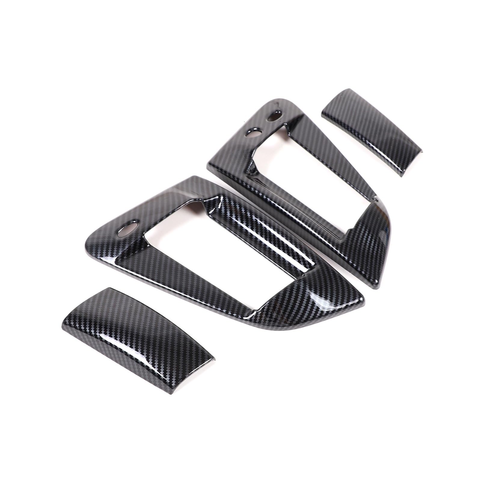 Pfdwmdoi Interieur Zubehör Für Nissan 370Z Z34 2009-2020 ABS Carbon Fiber Auto Außentürgriff Schutzhülle Trim Aufkleber Außen LHD Car Interieurleisten(Carbon Fiber) von Pfdwmdoi