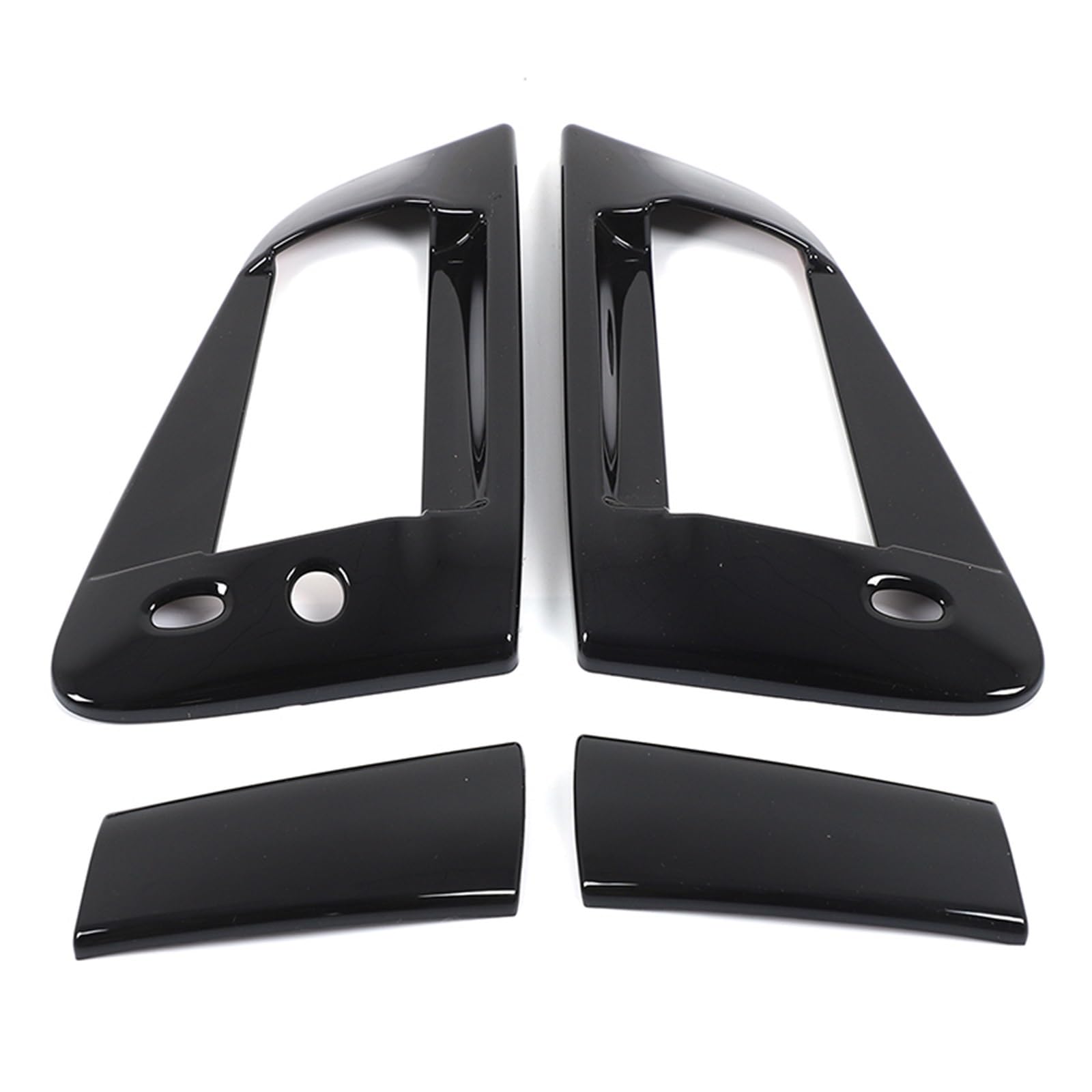 Pfdwmdoi Interieur Zubehör Für Nissan 370Z Z34 2009-2020 ABS Carbon Fiber Auto Außentürgriff Schutzhülle Trim Aufkleber Außen LHD Car Interieurleisten(Glossy Black) von Pfdwmdoi