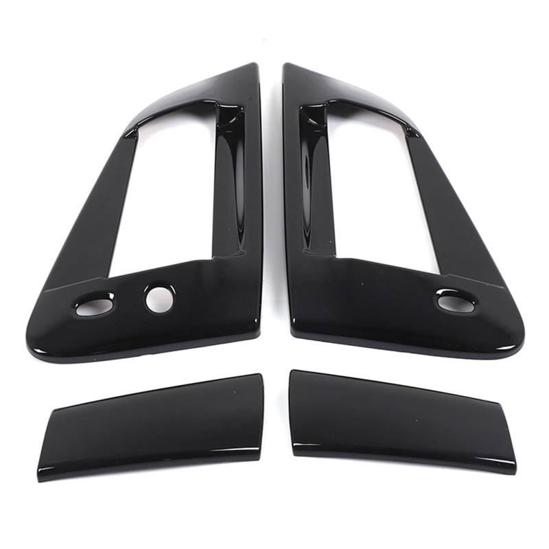 Pfdwmdoi Interieur Zubehör Für Nissan 370Z Z34 2009-2020 ABS Carbon Fiber Auto Außentürgriff Schutzhülle Trim Aufkleber Außen LHD Car Interieurleisten(Glossy Black) von Pfdwmdoi