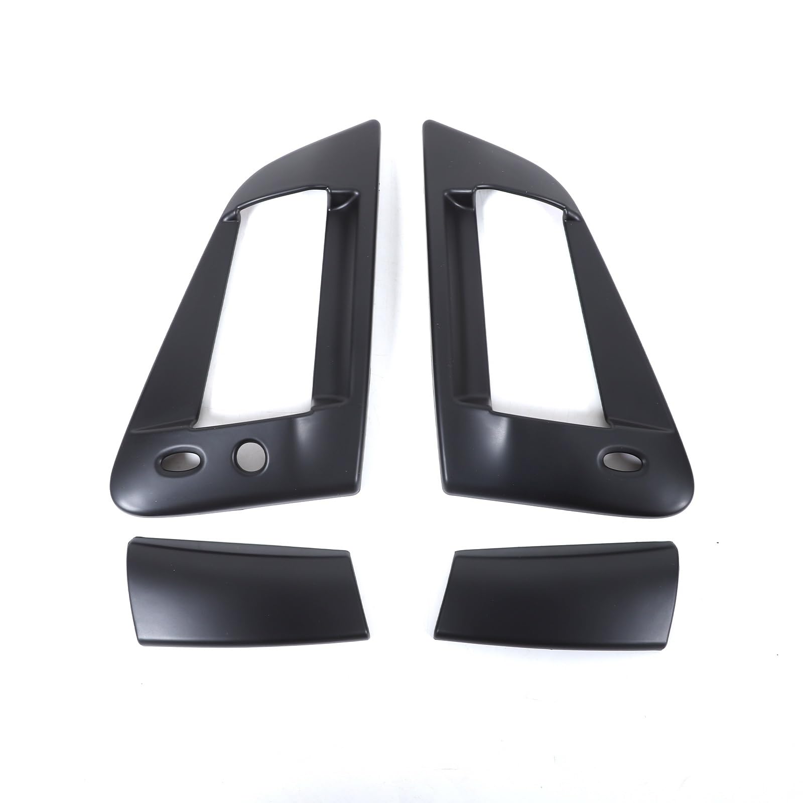 Pfdwmdoi Interieur Zubehör Für Nissan 370Z Z34 2009-2020 ABS Carbon Fiber Auto Außentürgriff Schutzhülle Trim Aufkleber Außen LHD Car Interieurleisten(Matte Black) von Pfdwmdoi
