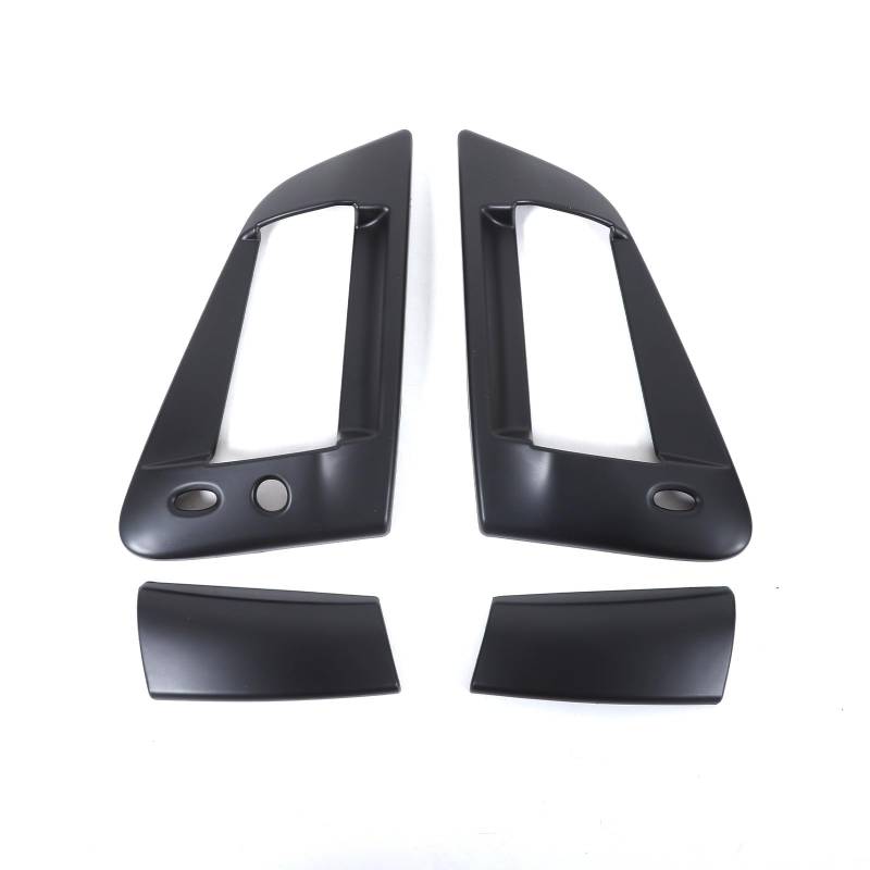 Pfdwmdoi Interieur Zubehör Für Nissan 370Z Z34 2009-2020 ABS Carbon Fiber Auto Außentürgriff Schutzhülle Trim Aufkleber Außen LHD Car Interieurleisten(Matte Black) von Pfdwmdoi