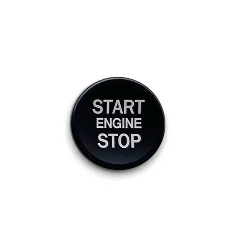 Pfdwmdoi Interieur Zubehör Für Q5 Q7 A8L A5 A6L A4L Auto Zündung Motor Start Stop Schlüssel Ring Abdeckung Dekoration Schalter Taste Trim Car Interieurleisten(Black) von Pfdwmdoi