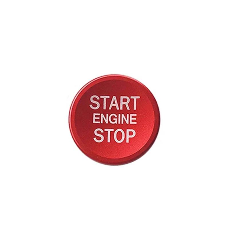 Pfdwmdoi Interieur Zubehör Für Q5 Q7 A8L A5 A6L A4L Auto Zündung Motor Start Stop Schlüssel Ring Abdeckung Dekoration Schalter Taste Trim Car Interieurleisten(Red) von Pfdwmdoi