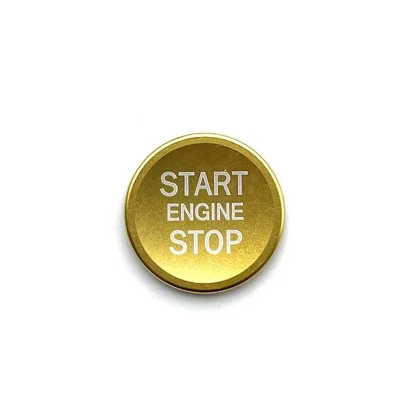Pfdwmdoi Interieur Zubehör Für Q5 Q7 A8L A5 A6L A4L Auto Zündung Motor Start Stop Schlüssel Ring Abdeckung Dekoration Schalter Taste Trim Car Interieurleisten(Yellow) von Pfdwmdoi