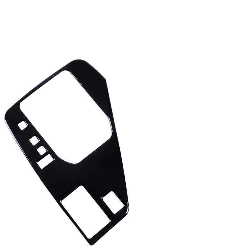 Pfdwmdoi Interieur Zubehör Für Subaru Für Crosstrek 2024 Auto Getriebe Shift Panel Innen Trim PVC Schwarz RHD LHD Aufkleber Car Interieurleisten(Style 1 LHD) von Pfdwmdoi