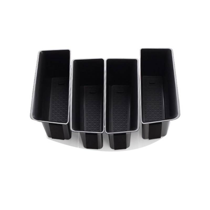Pfdwmdoi Interieur Zubehör Für VW Für Golf 8 MK8 2020 2021 R GTI Gte Container Organizer 2Piece Auto Seite Tür Armlehne Griff Lagerung Box Car Interieurleisten(4Piece Whole Set) von Pfdwmdoi
