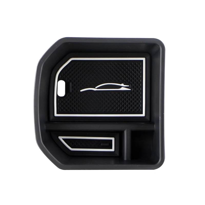 Pfdwmdoi Interieur Zubehör Für VW Für T-ROC Für Troc 2018 2019 2020 2021 2022 2023 2024 Organizer Auto Armlehne Aufbewahrungsbox Fach Car Interieurleisten(White mat) von Pfdwmdoi